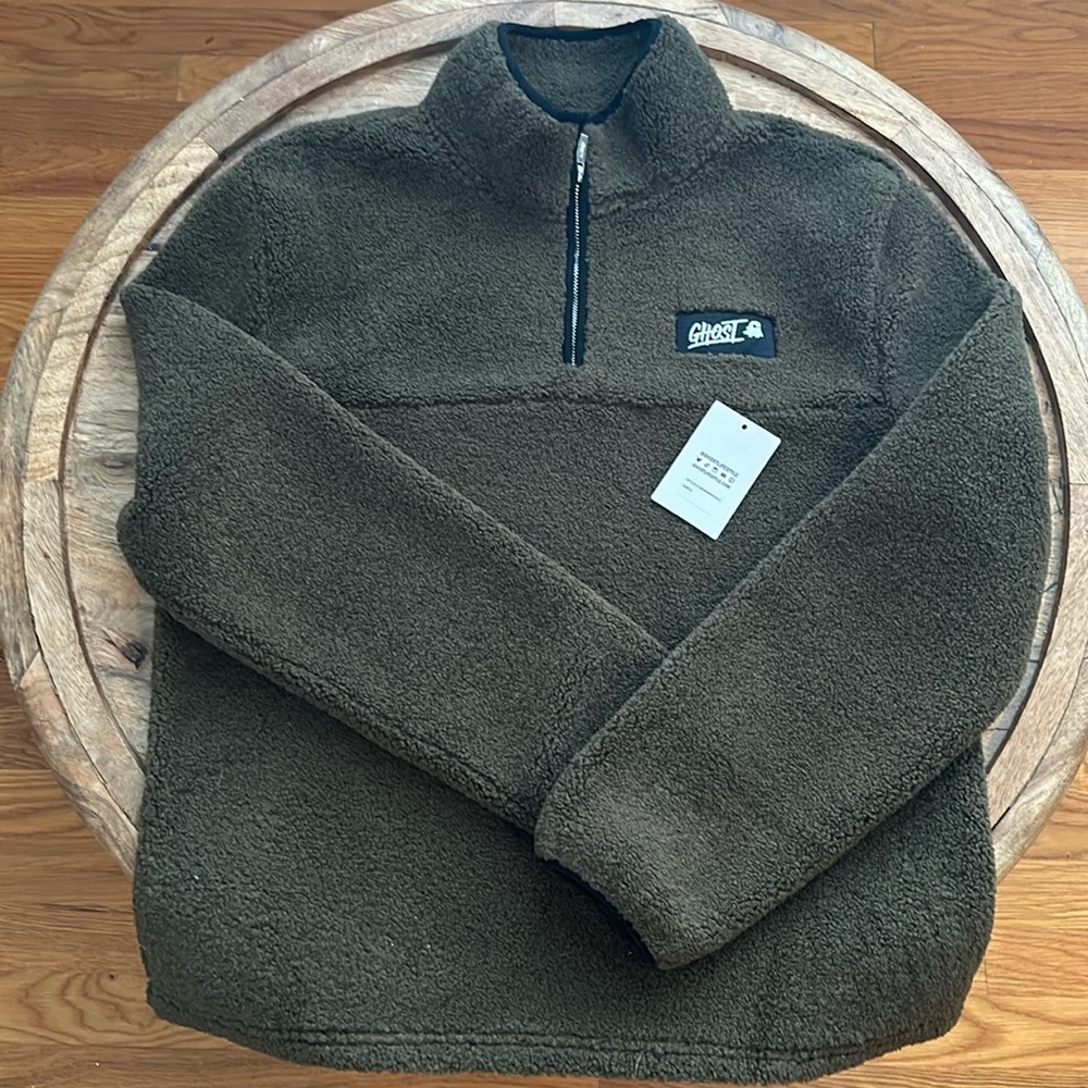 Ghost lifestyle Olive Teddy Fleece. NWT (detached). Medium
